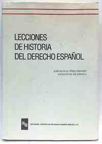 LECCIONES HISTORIA DERECHO ESPAÑOL