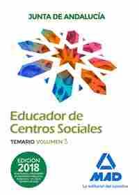 EDUCADORES DE CENTROS SOCIALES. TEMARIO VOLUMEN 3