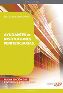 AYUDANTES DE INSTITUCIONES PENITENCIARIAS. TEST COMPLEMENTARIO