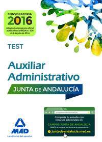 TEST. AUXILIARES ADMINISTRATIVOS DE LA JUNTA DE ANDALUCÍA.