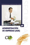 I. TEMARIO. ADMINISTRACION DE EMPRESAS (ADE) PROFESORES EN. SECUNDARIA