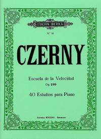 ESCUELA DE LA VELOCIDAD OP. 299: 40 ESTUDIOS PARA PIANO
