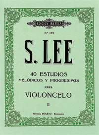 40 ESTUDIOS MELODICOS Y PROGRESIVOS PARA VIOLONCELO VOL 2 SEBASTIAN LEE