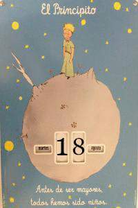 CALENDARIO EL PRINCIPITO ANTES DE SER MAYORES