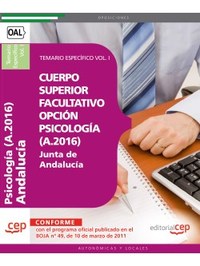CUERPO SUPERIOR FACULTATIVO DE LA JUNTA DE ANDALUCÍA, OPCIÓN PSICOLOGÍ