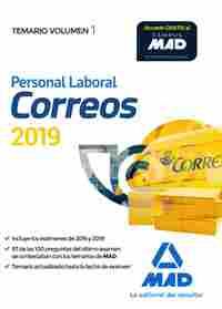PERSONAL LABORAL DE CORREOS.TEMARIO VOLUMEN 1
