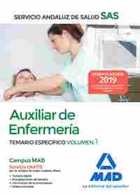 AUXILIAR DE ENFERMERÍA SAS. TEMARIO ESPECÍFICO VOL. 1