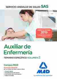 AUXILIAR DE ENFERMERÍA SAS. TEMARIO ESPECIFICO VOL.2