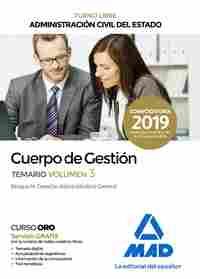 CUERPO DE GESTIÓN DE LA ADMINISTRACIÓN CIVIL DEL ESTADO (TURNO LIBRE). TEMARIO 3