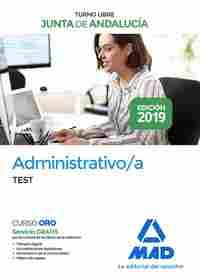 ADMINISTRATIVO/A DE LA JUNTA DE ANDALUCÍA. TURNO LIBRE. TEST