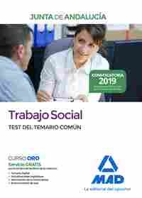 TRABAJO SOCIAL. JUNTA DE ANDALUCÍA. TEST DEL TEMARIO COMÚN