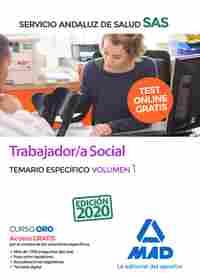 TRABAJADOR/A SOCIAL SERVICIO ANDALUZ SALUD SAS. TEMARIO ESPECÍFICO 1