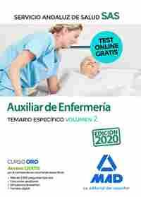AUXILIAR DE ENFERMERIA SERVICIO ANDALUZ DE SALUD. TEMARIO ESPECÍFICO VOLUMEN 2