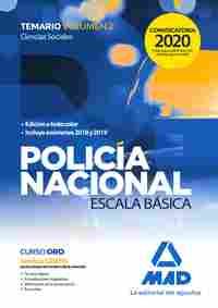POLICÍA NACIONAL ESCALA BÁSICA. TEMARIO 2. CIENCIAS SOCIALES