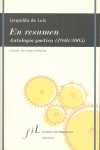 EN RESUMEN: ANTOLOGIA POETICA (1946-2005)