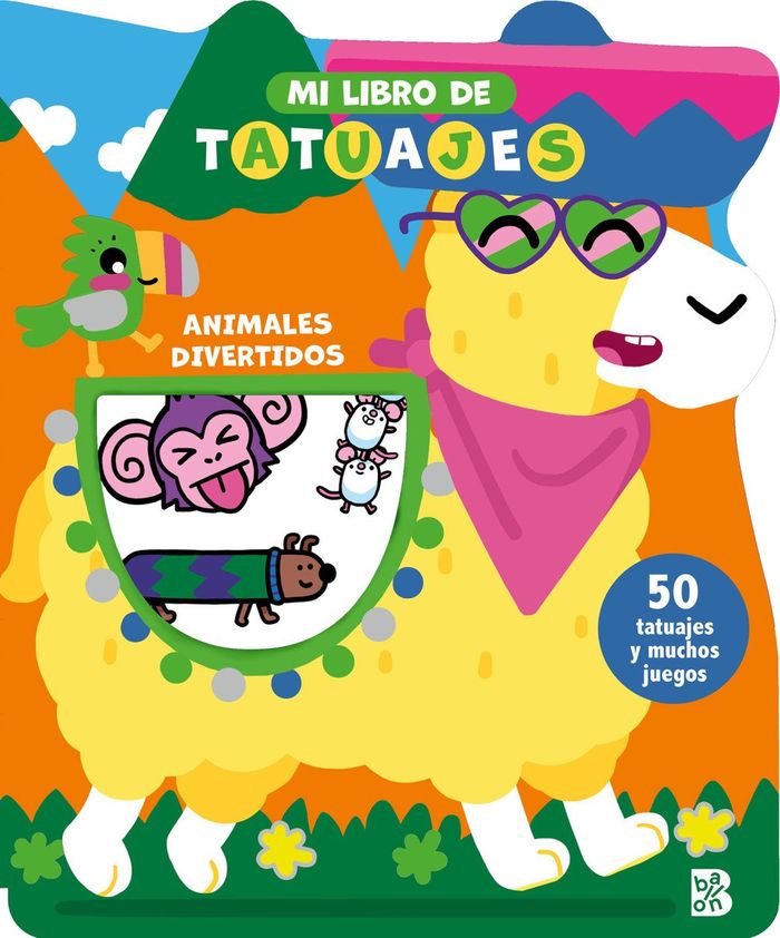 ANIMALES DIVERTIDOS. MI LIBRO DE TATUAJES