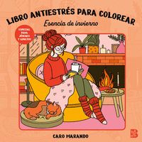ESENCIA DE INVIERNO. LIBRO ANTIESTRÉS PARA COLOREAR