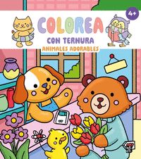 ANIMALES ADORABLES. COLOREA CON TERNURA