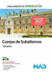 CUERPO DE SUBALTERNOS. TEMARIO. PARLAMENTO DE ANDALUCÍA