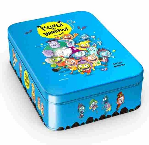 ESCUELA DE MONSTRUOS. CAJA METALICA