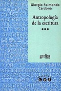 ANTROPOLOGIA DE LA ESCRITURA