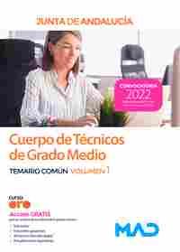 CUERPO DE TÉCNICOS DE GRADO MEDIO.  JUNTA DE ANDALUCÍA. TEMARIO COMÚN. 1