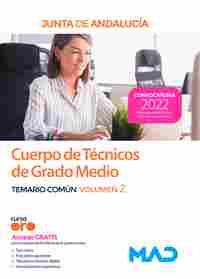 CUERPO DE TÉCNICOS DE GRADO MEDIO. JUNTA DE ANDALUCÍA. TEMARIO COMÚN 2