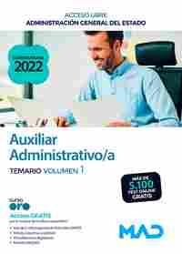 AUXILIAR ADMINISTRATIVO/A. ACCESO LIBRE. ADMINISTRACIÓN GENERAL DEL ESTADO. TEMARIO 1