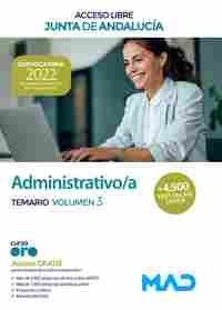 ADMINISTRATIVO. VOL. 3. TEMARIO. JUNTA DE ANDALUCIA