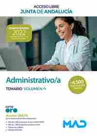 ADMINISTRATIVO. VOL 4. TEMARIO. JUNTA DE ANDALUCIA