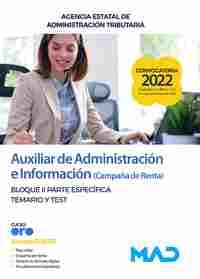 BLOQUE 2 AUXILIAR DE ADMINISTRACIÓN E INFORMACIÓN (CAMPAÑA DE RENTA)