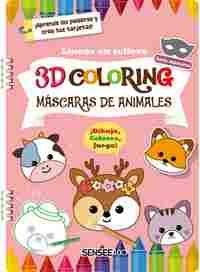 3D COLORING. MÁSCARAS DE ANIMALES