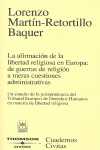 AFIRMACION DE LA LIBERTAD RELIGIOSA EN EUROPA, LA