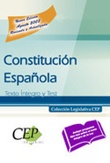 CONSTITUCIÓN ESPAÑOLA.TEXTO ÍNTEGRO Y TEST. COLECCIÓN LEGISLATIVA CEP