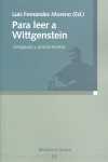 PARA LEER A WITTGENSTEIN. LENGUAJE Y PENSAMIENTO