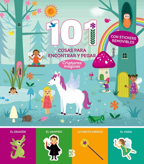CRIATURAS MAGICAS. 101 COSAS PARA ENCONTRAR Y PEGAR