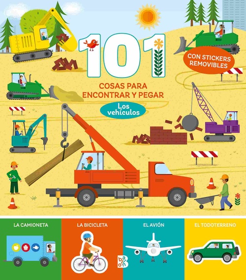 LOS VEHÍCULOS. 101 COSAS PARA ENCONTRAR Y PEGAR