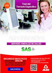 ADMINISTRATIVO DEL SERVICIO ANDALUZ DE SALUD. TEST
