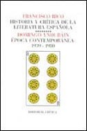 8. HISTORIA CRITICA LITERATURA ESPAÑOLA: CONTEMPORANEA: 1939-1980