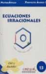 13. CUAD. ESO. ECUACIONES IRRACIONALES. PROYECTO AUREO