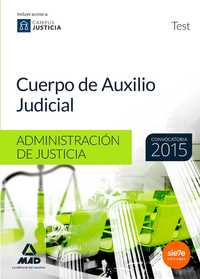 TEST CUERPO DE AUXILIO JUDICIAL. ADMINISTRACION JUSTICIA