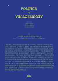 POLITICA Y ARQUITECTURA