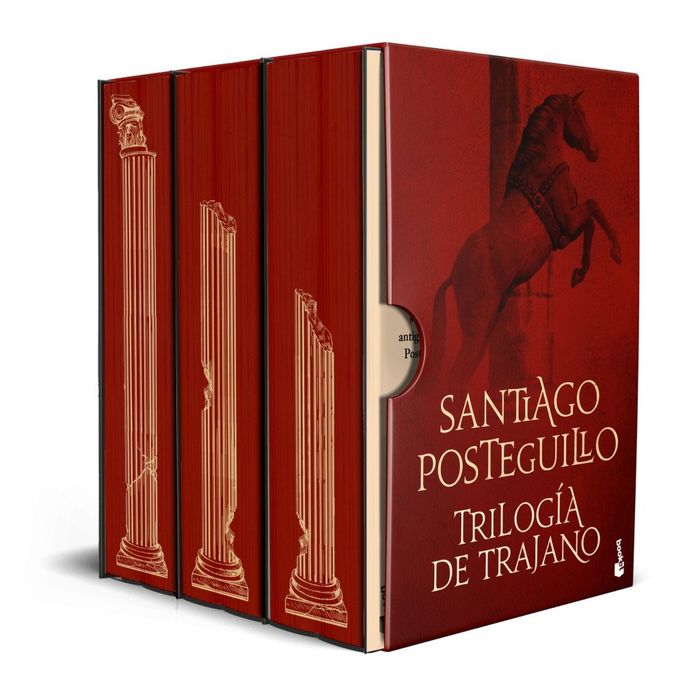 ESTUCHE TRILOGÍA DE TRAJANO. EDICIÓN ESPECIAL CON CANTOS DECORADOS