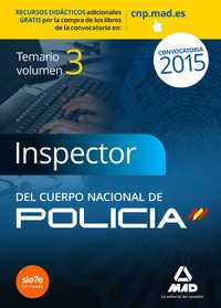 3. TEMARIO INSPECTOR DEL CUERPO NACIONAL DE POLICIA: CIENCIAS SOCIALES Y TÉCNICAS