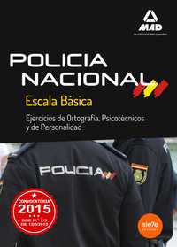 ESCALA BASICA POLICIA NACIONAL EJERCICIOS ORTOGRAFIA PSICOT