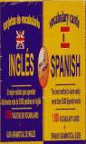 TARJETAS DE VOCABULARIO INGLÉS/ESPAÑOL