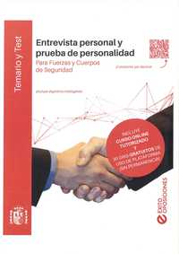 TEMARIO Y TEST.ENTREVISTA PERSONAL Y PRUEBA DE PERSONALIDAD PARA FUERZAS Y CUERPOS DE SEGURIDAD