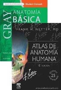 LOTE MINIDRAKE+NETTER.GRAY.ANATOMÍA BÁSICA.2ª ED+ATLAS DE ANATOMÍA HUMANA.6ª ED.