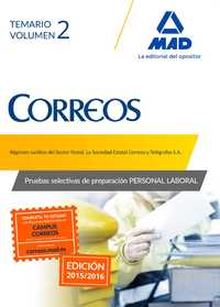 2.. TEMARIO PERSONAL LABORAL CORREOS Y TELEGRAFOS