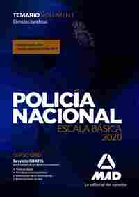 POLICÍA NACIONAL ESCALA BÁSICA. TEMARIO VOLUMEN 1. CIENCIAS JURÍDICAS